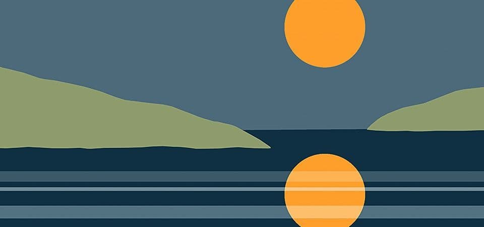 Coastal art print by Jo Thearle