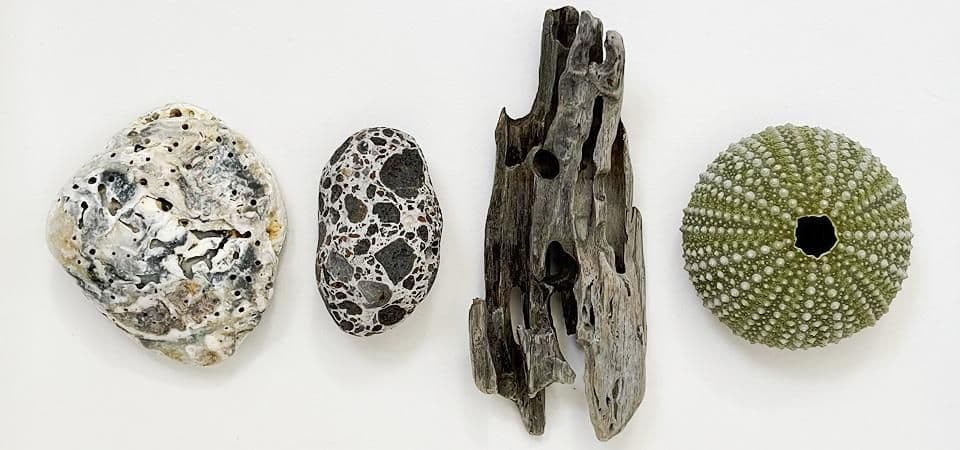 Coastal art work by Peter Clayton