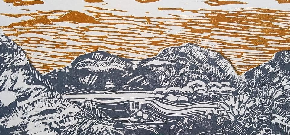 Coastal art print by Sarah Raybould