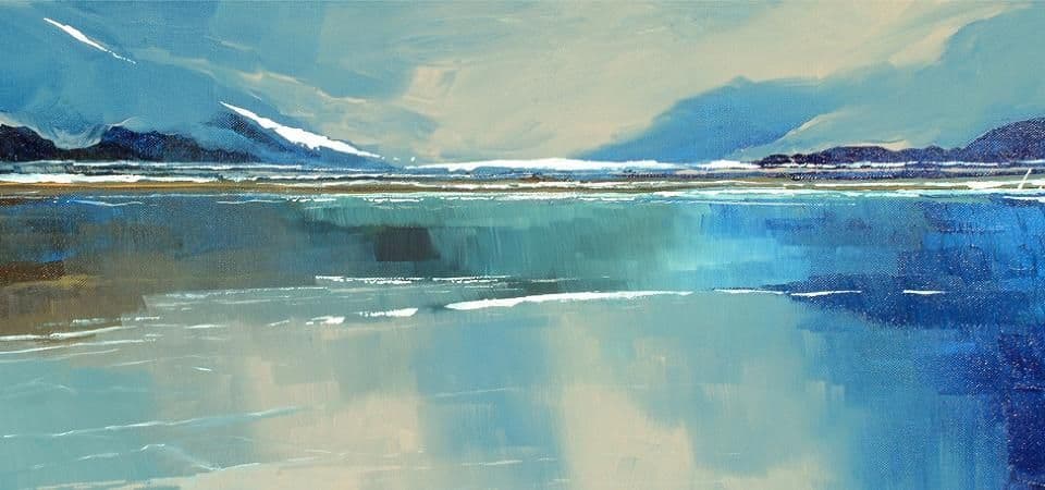 Coastal art work by Stuart Roy