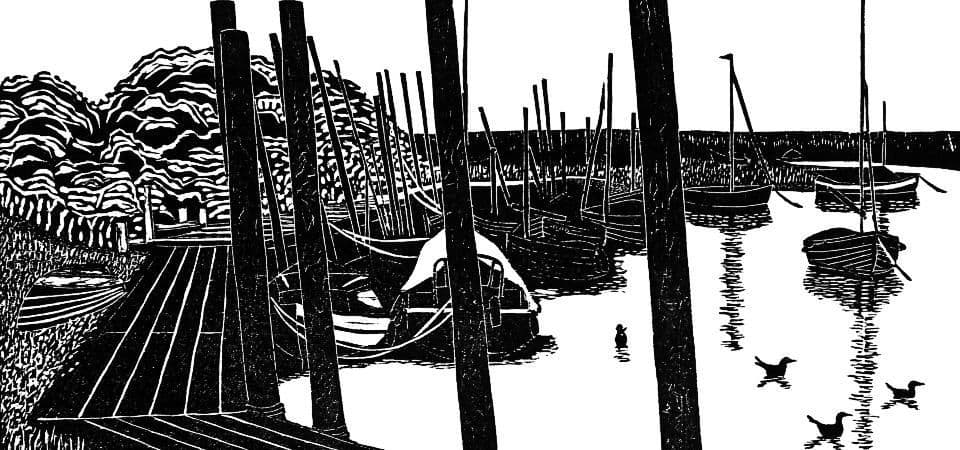 Coastal print by Valerie Sims