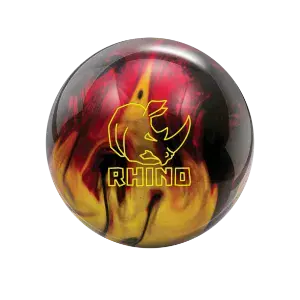 Brunswick Rhino Red/Black/Gold Pearl Bowling Ball