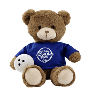 Happy Bowling Bear Toy 35cm