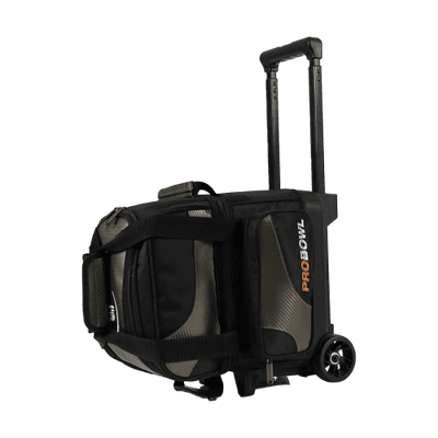 PRO BOWL 1-BALL ROLLER BLACK/CARBON/SILVER Bowling Bag