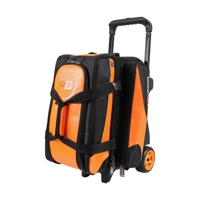 PRO BOWL DELUXE 2-BALL ROLLER BLACK/CARBON ORANGE Bowling Bag