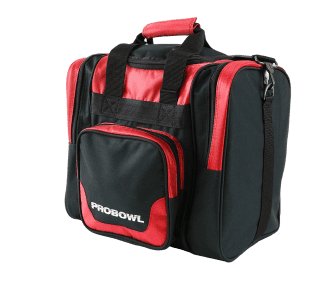 PRO BOWL SINGLE BAG DELUXE BLACK/RED Bowling Bag