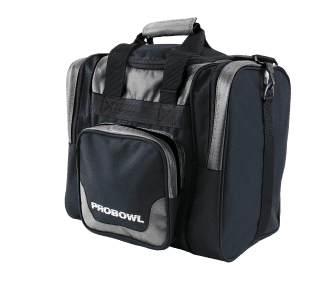PRO BOWL SINGLE BAG DELUXE BLACK/SILVER Bowling Bag