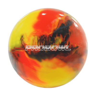PROBOWL - BLACK/YELLOW/ORANGE Bowling Ball