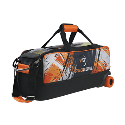 PROBOWL DYE-SUB 3-BALL TOTE ORANGE Bowling Bag