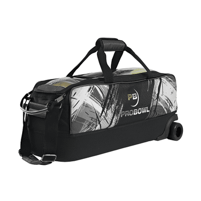 PROBOWL DYE-SUB 3-BALL TOTE WHITE Bowling Bag