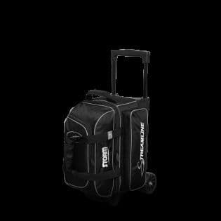 STORM ROLLER 2-BALL STRMLINE BLACK/SILVER Bowling Bag