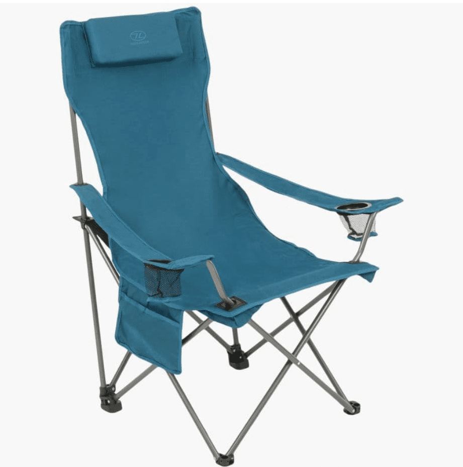 Highlander Duart Folding Camping Chair Blue