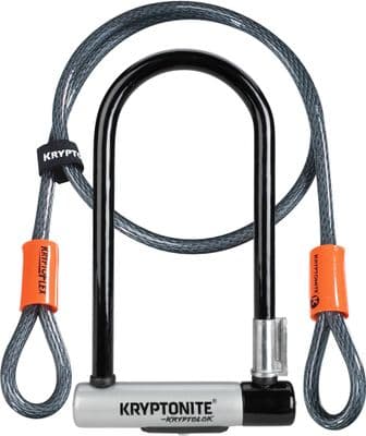 Kryptolok Standard U-Lock with 4 for Kryptoflex Cable-Sold Secure Gold