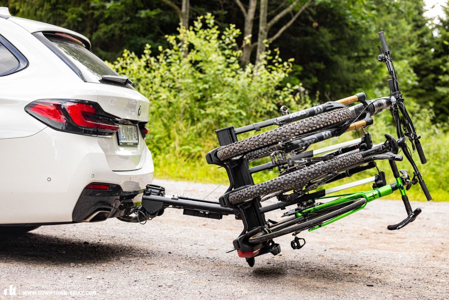 Epos Bike Rack To Fit Tow Bar Thule EPOS Folding Towball Bike Rack –