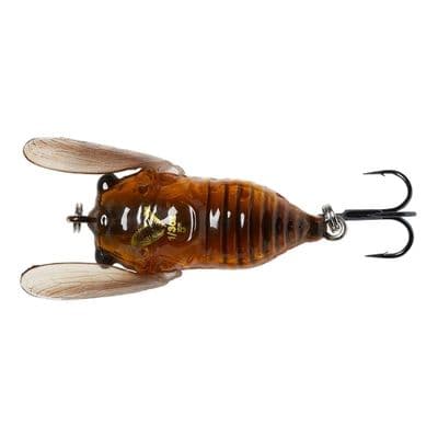 3D Cicada 3.3cm 3.5G Floating Brown