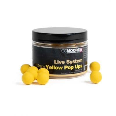 CC Moore Live System Yellow Pop Ups 14mm (45 Baits)