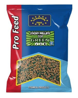 Champion Feed Top Green Sticky Pellets 2mm 650g