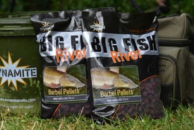 Dynamite Big Fish River Barbel Pellets Pre-Drilled 1.8kg