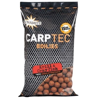 Dynamite Carptec Krill & Crayfish Boilies 15mm 300g