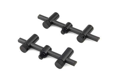 Fox Black Label Carbon Adjustable 2 Rod Buzz Bars (110mm - 125mm)