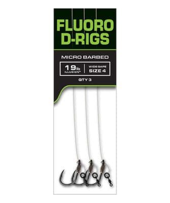 Fox Carp Ready Rigs - Fluoro D-Rig