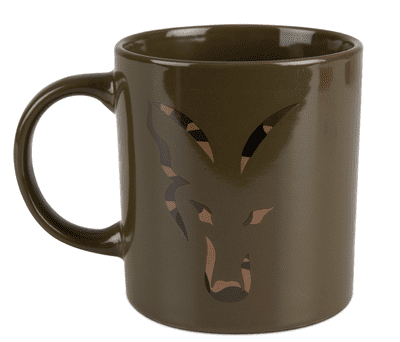 Fox Green and Camo Head Ceramic Mug