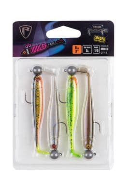 Fox Rage Mini Tiddler Mixed Colour Pack Loaded 4pcs NP WS EF LT