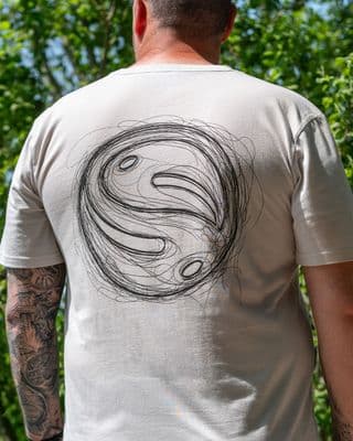Guru Scribble Tee - Grey