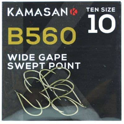 Kamasan B560 Spade Wide Gape Barbed