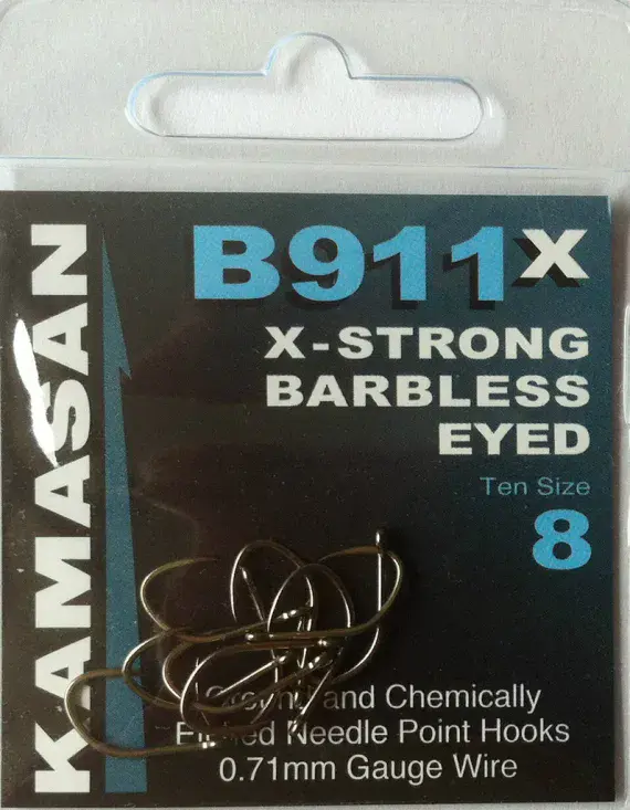 Kamasan B911 X-Strong Eyed B/Less