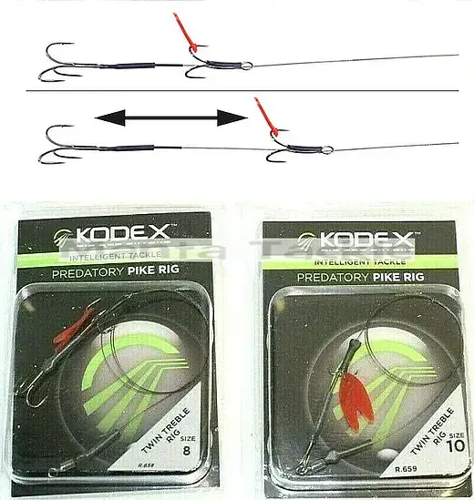 Kodex Snap Tackle Tackle Rig Size 8