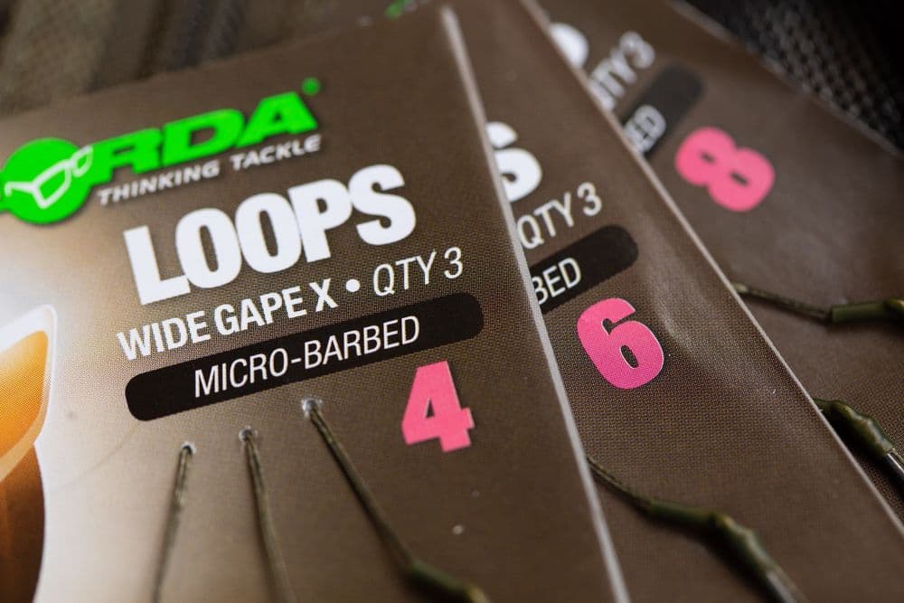 Korda Loop Rigs Wide Gape Barbless X