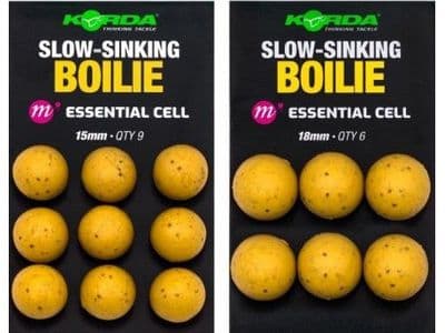 Korda Slow Sinking Boilie Essential Cell 15mm