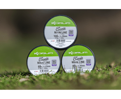 Korum Classic Main Line 1000m Spools