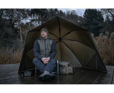 Korum Progress Graphite Brolly Shelter 50