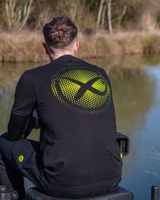 Matrix Fade Logo T-Shirt - Black/Lime