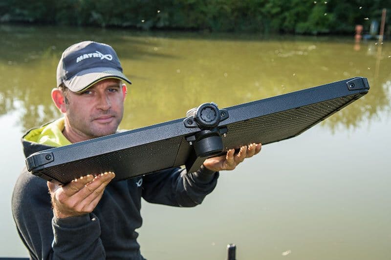 Matrix Self-Supporting Side Tray XL | For Fishing Seatbox, Fits 25mm-36mm Legs, 57x57cm