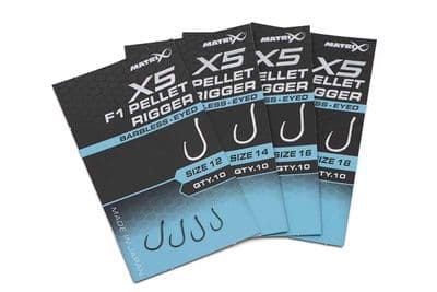 Matrix X5 F1 Pellet Rigger - Eyed - Barbless