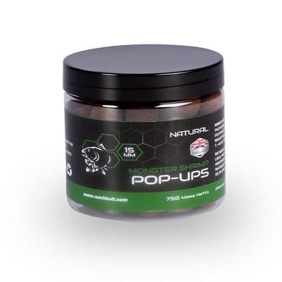 Nash Monster Shrimp Pop Ups 12mm 75g - Natural