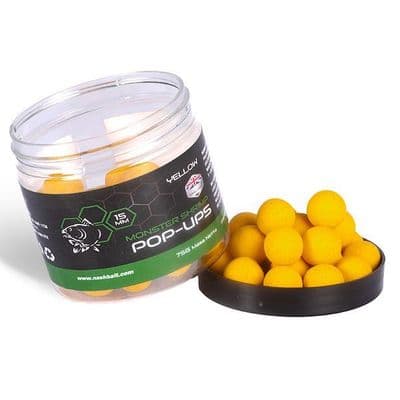 Nash Monster Shrimp Pop Ups 12mm 75g - Yellow