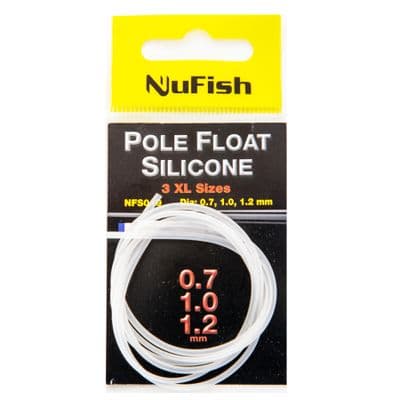 Nufish XL Pole Float Silicone 3 Sizes 0.7/1.0/1.2mm