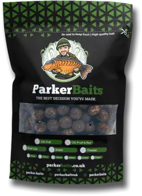 Parker Baits OG Fruit & Nut Shelf Life Boilies 1kg