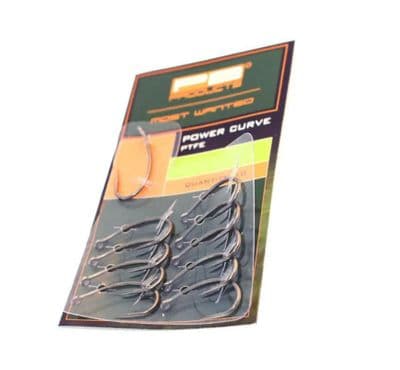 PB Products Power Curve Hook PTFE 10pcs