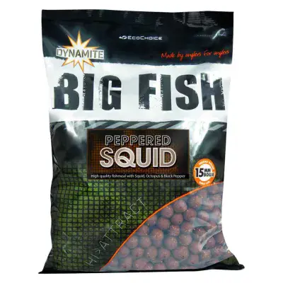 Peppered Squid Boilies 15mm 5kg
