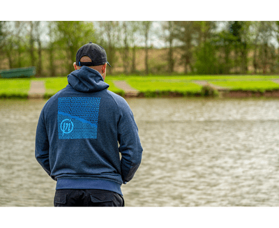 Preston Innovations Navy Tide Zip Hoodie
