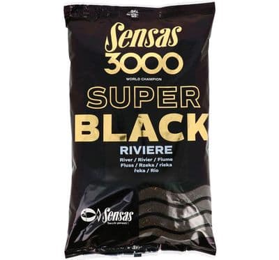Sensas 3000 Super Black River 1Kg