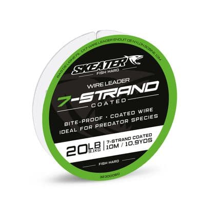Skeater 7 Strand Coated Wire Leader 20lb 10m Spool