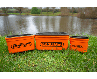 Sonubaits EVA Bait Tub & Strainer Sets