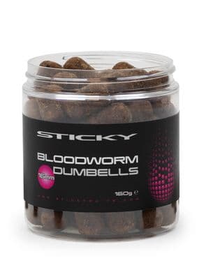 Sticky Bloodworm Dumbells 160g Pot