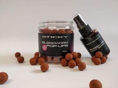 Sticky Bloodworm Pop-Ups 100g Pot